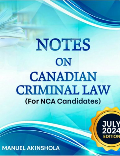 Criminal Law Notes | NCA Tutoring & Exam Prep.